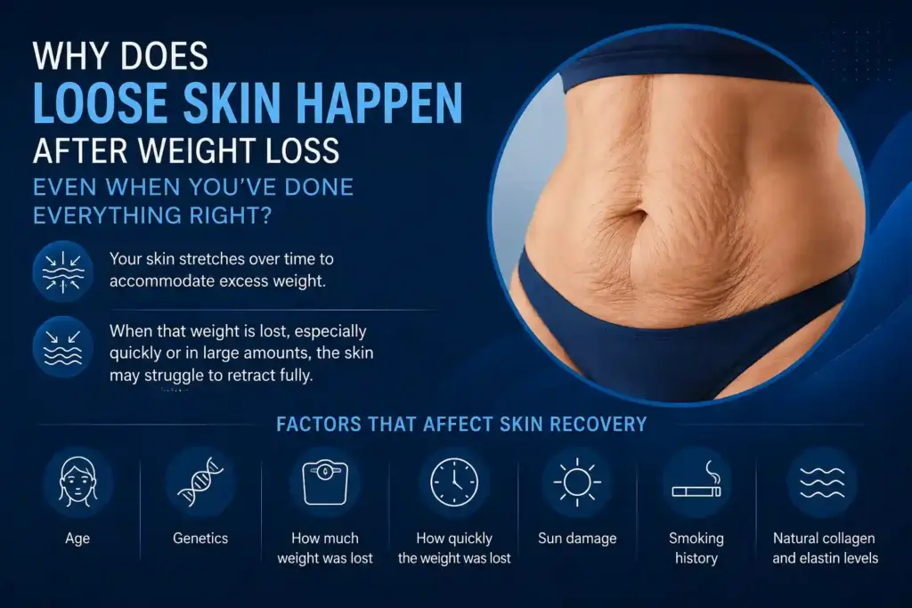 Why Does Loose Skin Happen After Weight Loss Even When You’ve Done Everything Right Buxton?