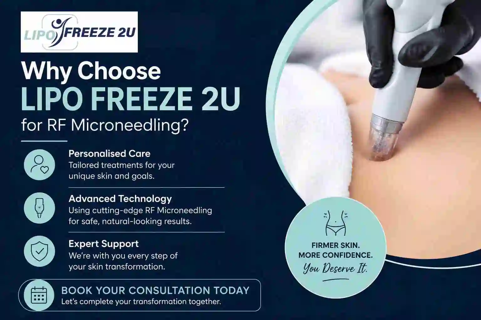 Why Choose LIPO FREEZE 2U for RF Microneedling Buxton?