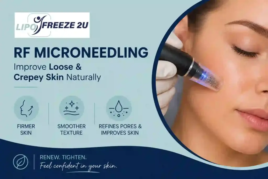 Can RF Microneedling Help Improve Loose and Crepey Skin Buxton?